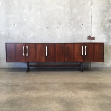 1960 Book Matched Rosewood Novo Romo Brazilian Credenza