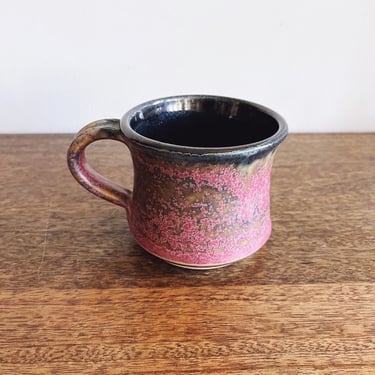 Vintage Glazed Ceramic Handmade Mug 
