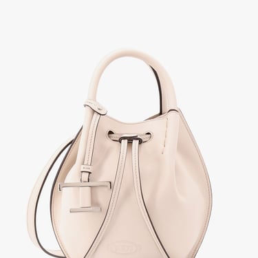 Tod's Women Tod's Beige Bucket Bags