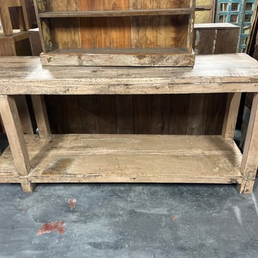 Vintage teak console