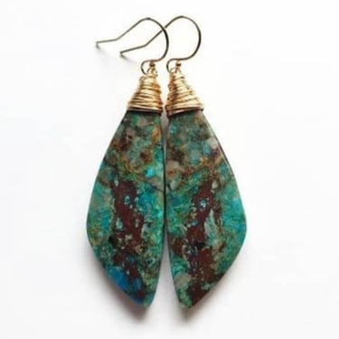 Chrysocolla Earrings