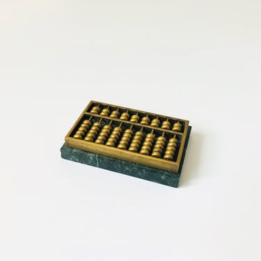 Small Vintage Brass Abacus 