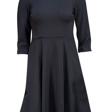 Kate Spade - Black w/ Embellished Collar Mini Dress Sz XS