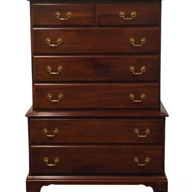 DIXIE FURNITURE Solid Cherry Traditional Style 38" Chest on Chest 