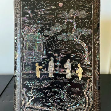 Antique Japanese Lacquer and Inlay Box from Ryukyu | Tishu - Atlanta ...