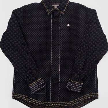 Cute Tender Memory Travelling Bear Button Up