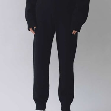 Mijeong Park Cashmere Blend Knit Pant - Black