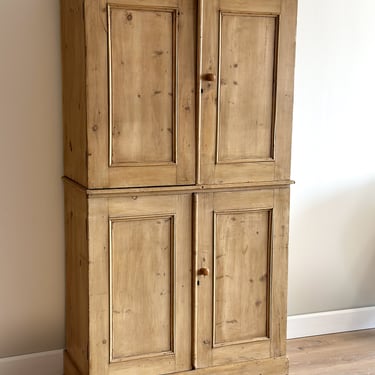 Antique European Pine Cabinet/Cupboard 