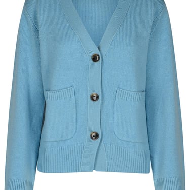 Lisa Yang 'Danni' Light Blue Cashmere Cardigan Woman