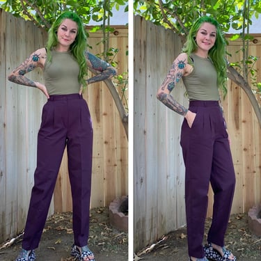 Vintage 1980’s Purple Trousers 