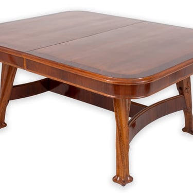 Louis Majorelle Art Nouveau Mahogany Dining Table