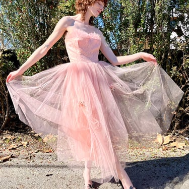 Sixteen Candles 50's Tulle Pink Dress