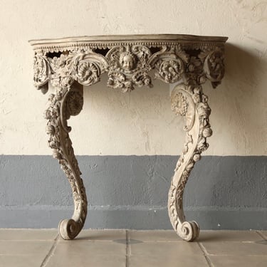 Carved 18th C. Louis XIV Console