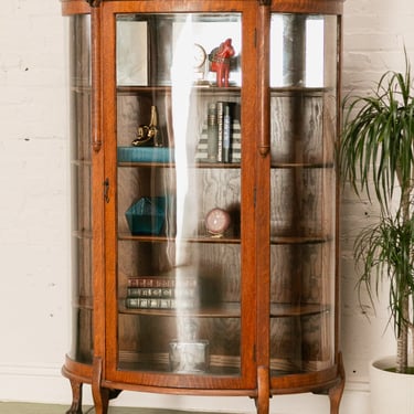 Antique Glass Hutch