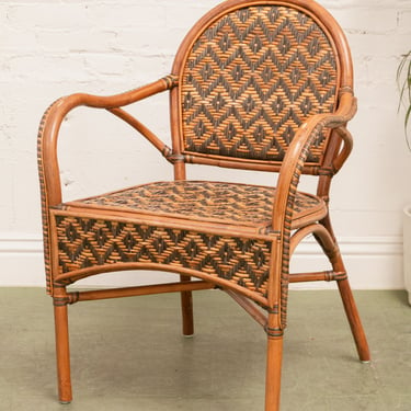 Rattan French Armchair