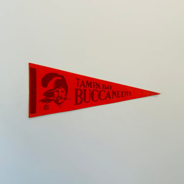 Vintage Tampa Bay Buccaneers Small 12 Inch NFL Pennant 