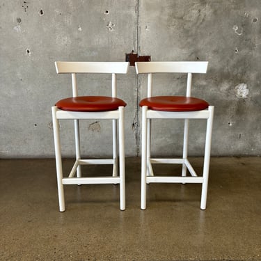 Pair Of Herman Miller &quot;Comma&quot; Bar Stools