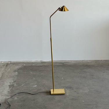 Mid Century Style Brass Floor Lamp by Robert Sonneman 