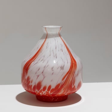 VASE EN VERRE COLORÉ, CRISTALLERIE DE CLICHY, 1920s