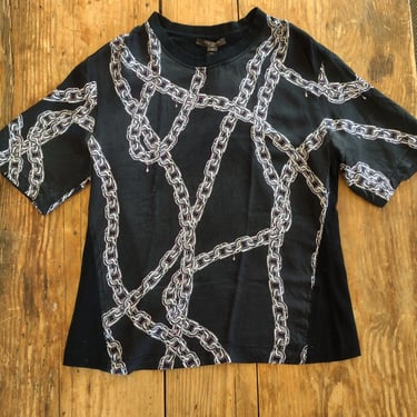 Private Listing Louis Vuitton Black Printed Top