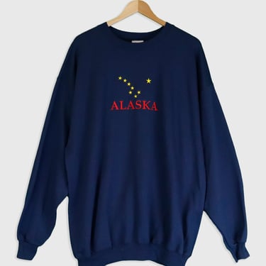 Vintage Alaska Embroidered Big Dipper Sweatshirt Sz XL