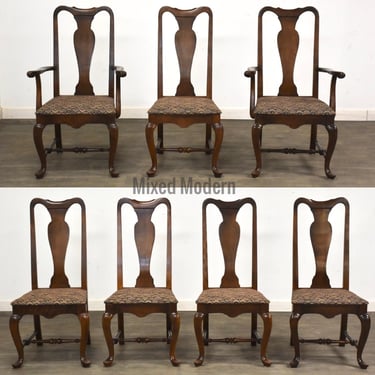 Ethan Allen Cherry Dining Chairs - Set of 7 