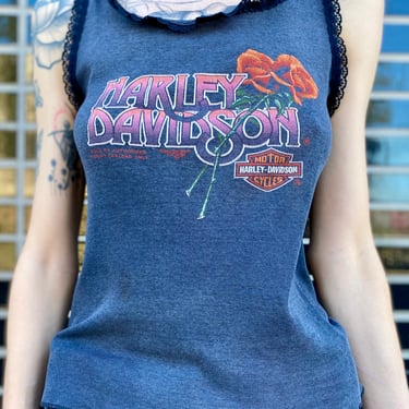 Harley Davidson Rose Tank