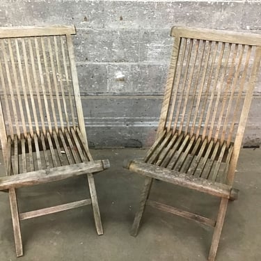 Teak Patio Chairs (2 Pc.) (Seattle)