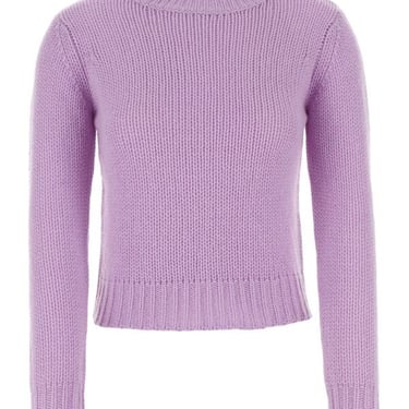 Weekend Max Mara Women Lilac Cashmere Dalida Sweater