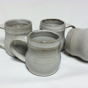 handmade mugs, coffee mugs, stoneware mugs, rustic, ceramic mugs, white, pottery mugs, rustic 