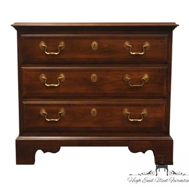 LANE FURNITURE Banded Mahogany Traditional Style 30" Chairside Chest / Accent End Table 