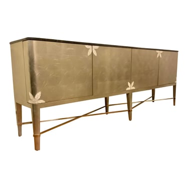 Caracole Modern Silver Leaf Finished Starstudded Buffet
