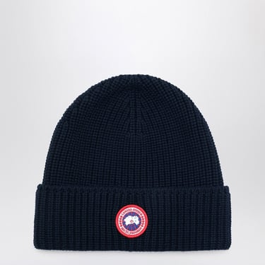 Canada Goose Navy Blue Wool Hat Men