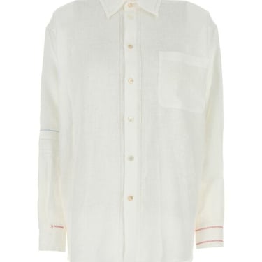 Marni Woman White Linen Shirt