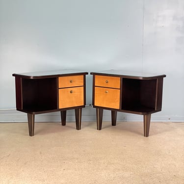Two vintage German bedside tables from the 1950s | Vintage Design World | Moers, Germany