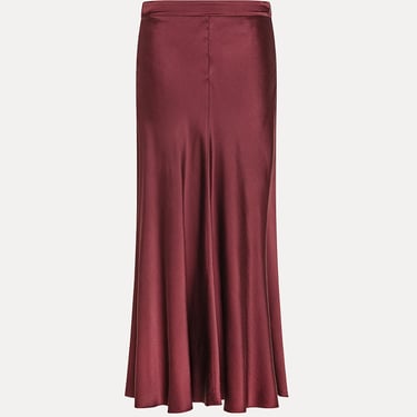 9919_My Skirt - Silk Satin Skirt - Cacao