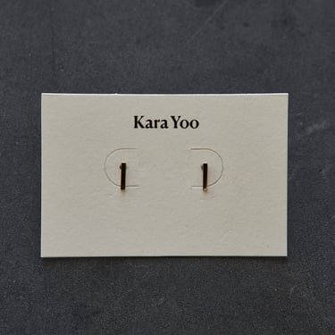 Kara Yoo Millie Studs, 14k Gold
