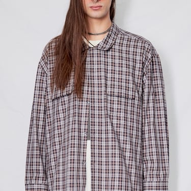 Undyed Flannel Crop Pocket Shirt