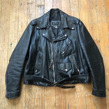 Vintage 50s Appalachian Steer hide Jacket | 1950s Black | Love