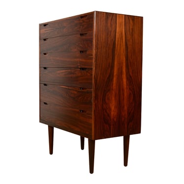 Kai Kristiansen Danish Rosewood Tall Chest of Drawers | Dresser