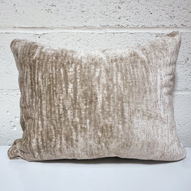 Rectangular Pillow in Continuum Silver