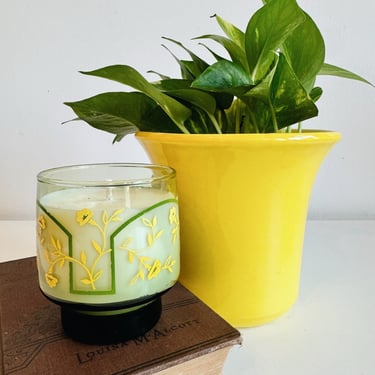 Sunny Yellow Vintage Planter