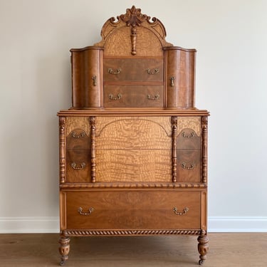 NEW - Vintage Dresser, Chest of Drawers, Gentleman's Chest, Antique Farmhouse Bedroom Furniture 
