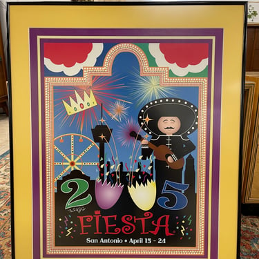 San Antonio Fiesta Poster Designed by Michael Cruz, 2005
