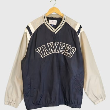 Vintage MLB NY Yankees Jersy Windbreaker Sz L