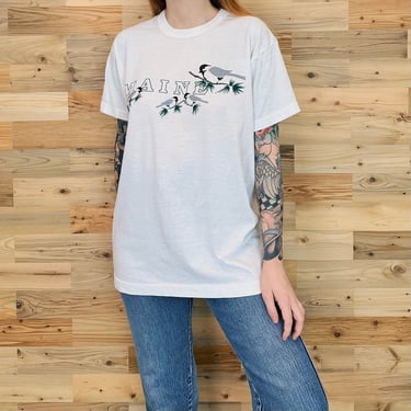 Vintage Soft and Thin Maine Travel T Shirt 