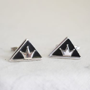 1960s Crown Triangle Cuff Links 