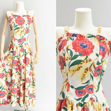 1930s Calendula Fields dress 