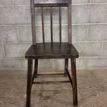 Small Chair with Elegant Lines 34"X14.5"