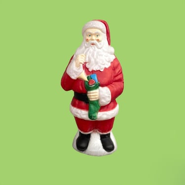 LOCAL PICKUP ONLY ———— Vintage Santa Blow Mold 